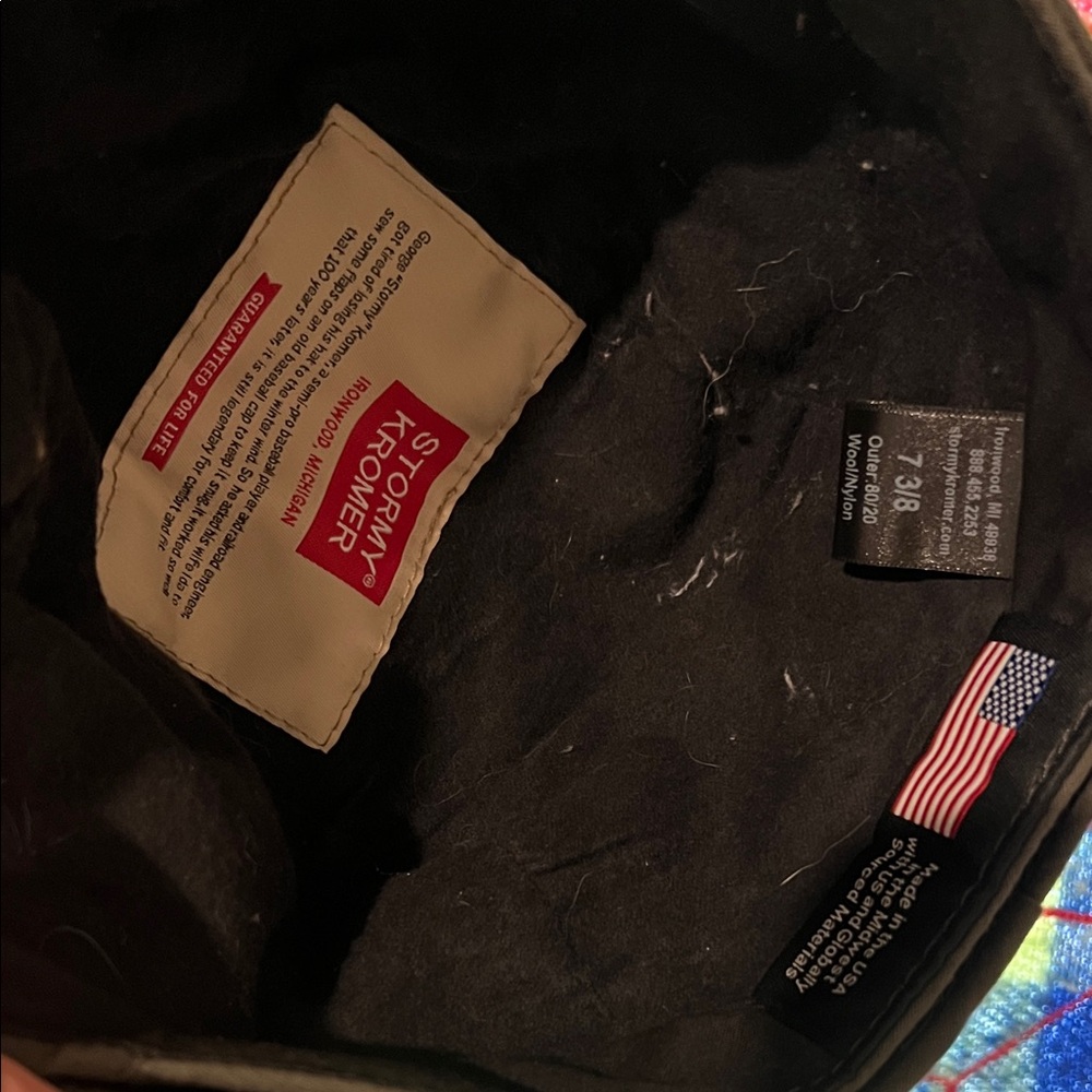 Stormy Kromer Olive Cap with Tie Detail - Picture 2 of 2